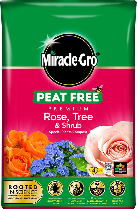 Miracle Grow Rose, Tree & Shrub 40L